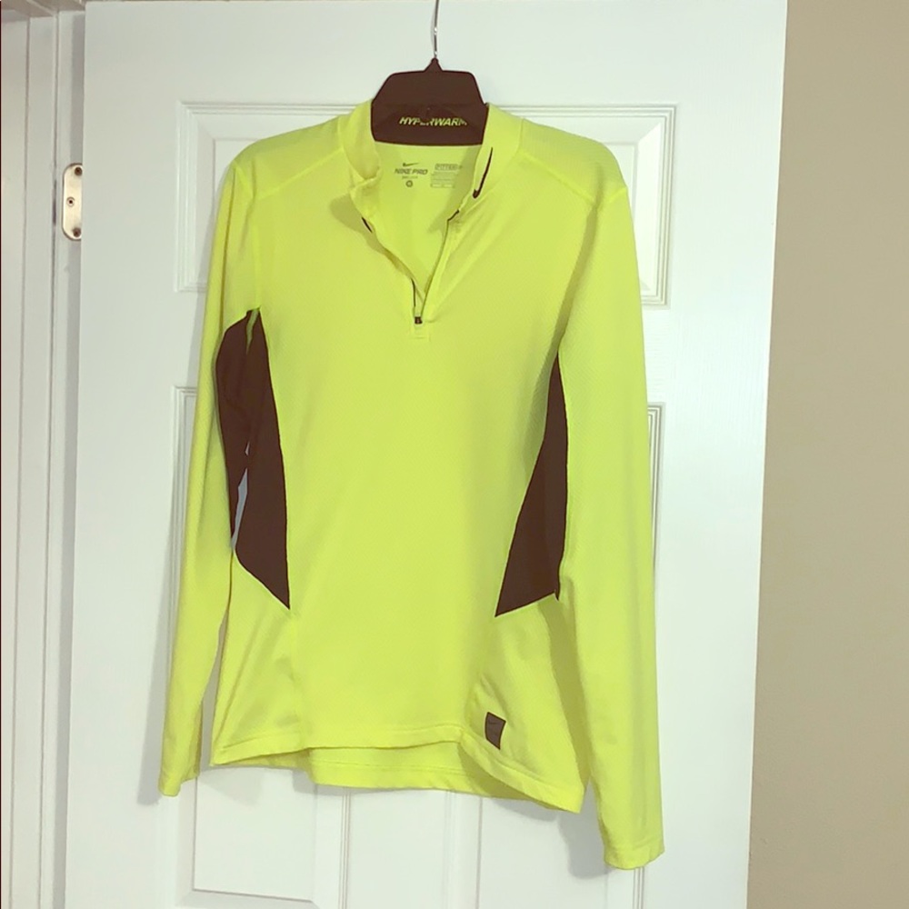 Neon Nike Pro Hyperwarm Dri-Fit